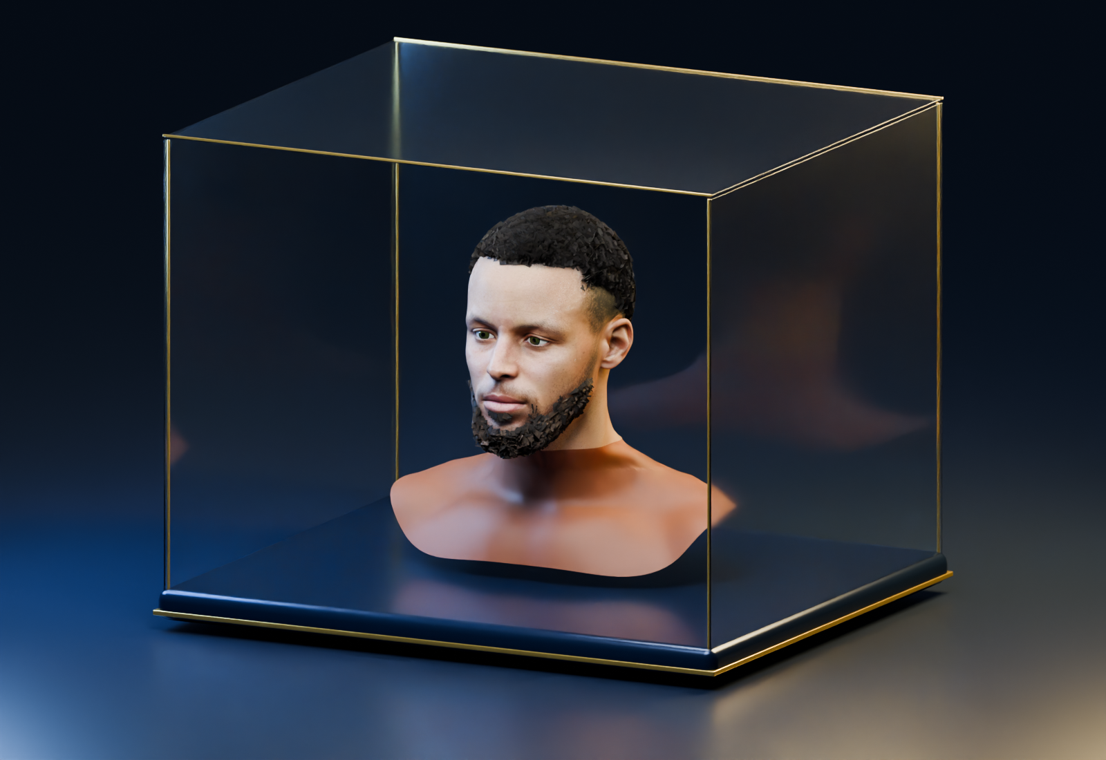 Stephen Curry · 脸模 · 模型渲染 / model render